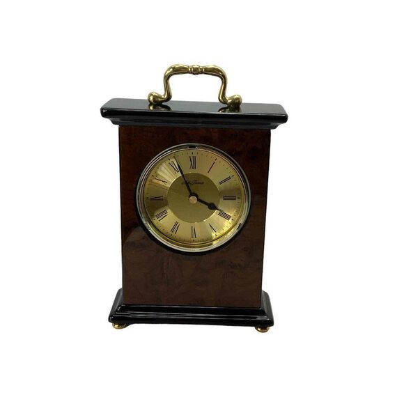 Howard Miller Berkley Wood Table Clock Brown - Picture 1 of 2